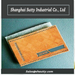 PU Leather Label Handmade Tag Label Handmade Embossed Tag