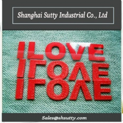 Custom silicone heat transfer labels