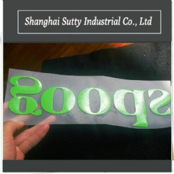 3d Silicone Heat Transfer Labels For Clothing Brand Pantone Color