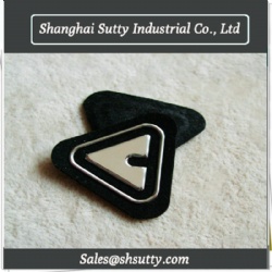 Custom rubber labels for clothing, PVC silicone tags